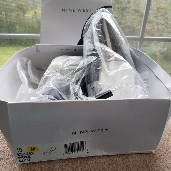 Brand New in packaging Nine West Camya Black Leath - Picture 1 of 6
